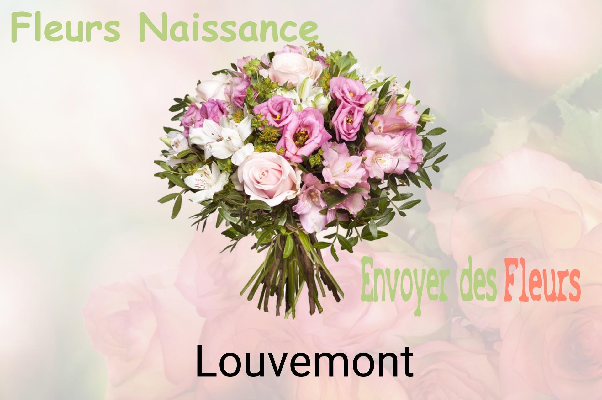 Bouquet de fleurs de naissance livré à Louvemont