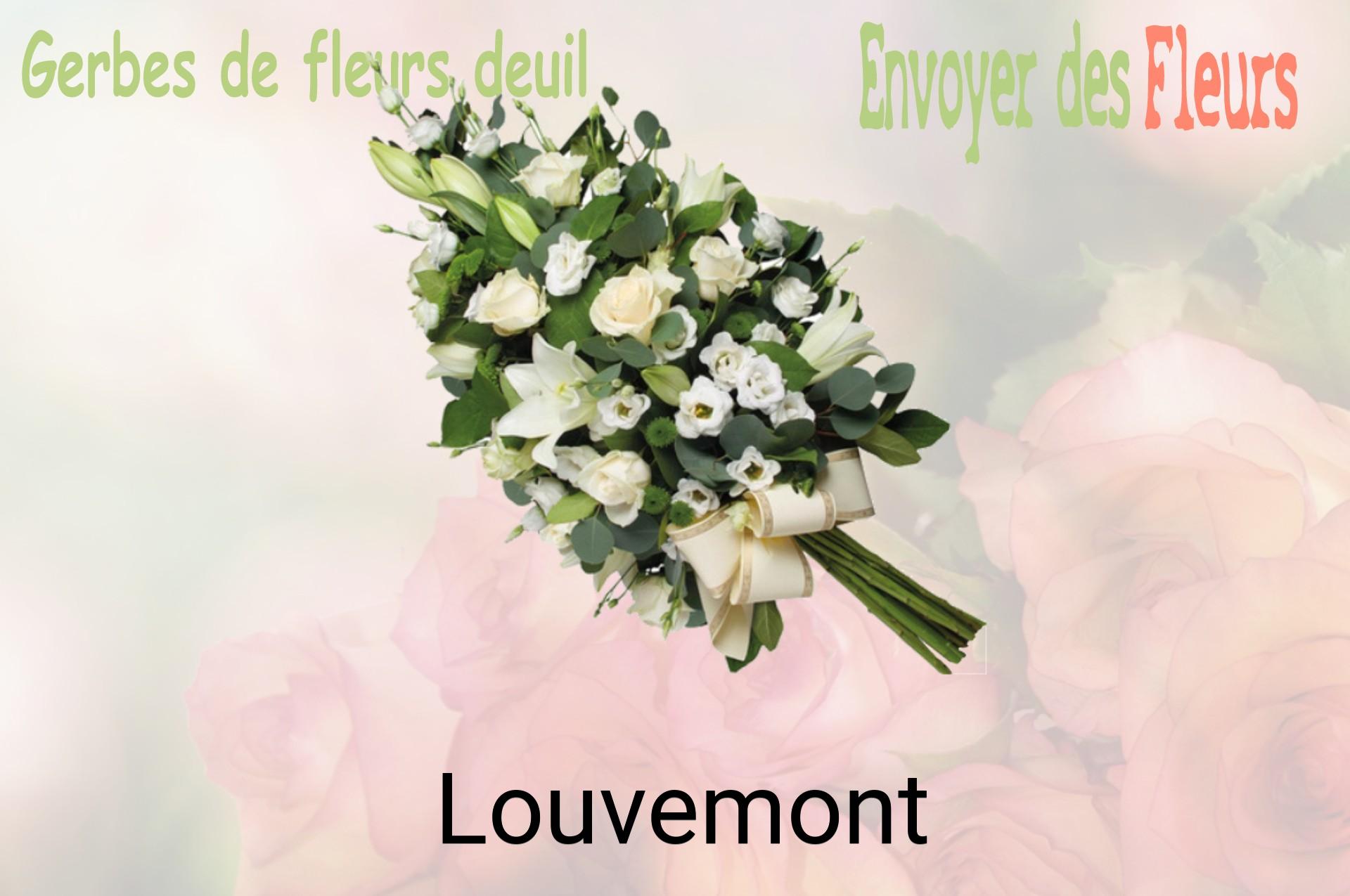 Gerbe de fleurs de deuil livrée à Louvemont